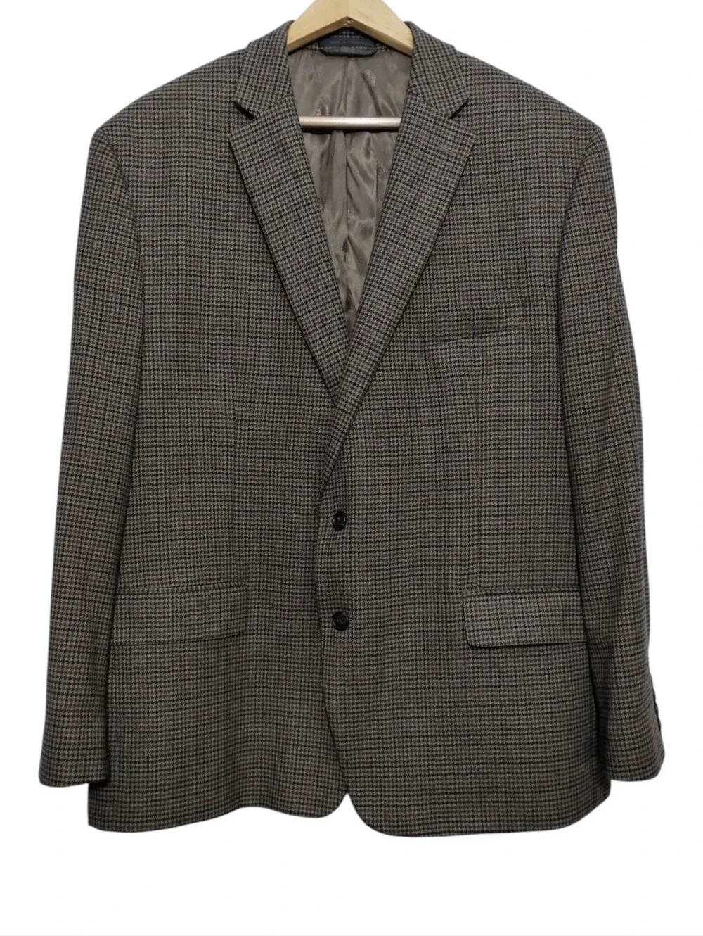 Ralph Lauren Houndstooth Blazer Men's 50R Classic Two-button Heritage Old Money